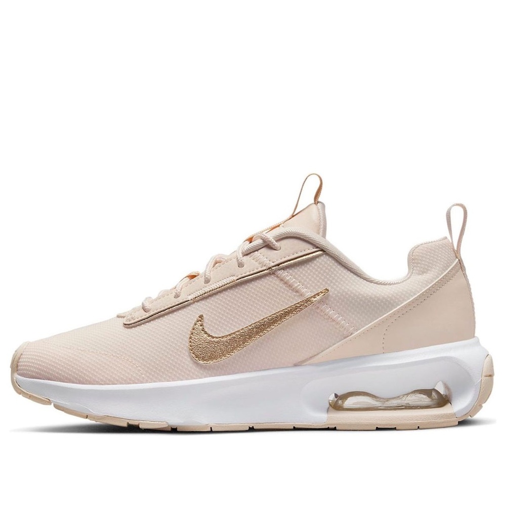 NIKE Women's Air Max Intrlk Lite Light Soft Pink Shimmer White, 5 New With Box